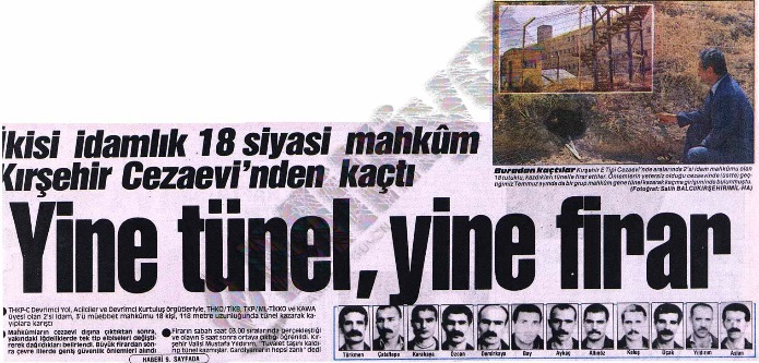 Son 50 Yıldaki Tünel Kazılarak Yapılan Firar Olayları...