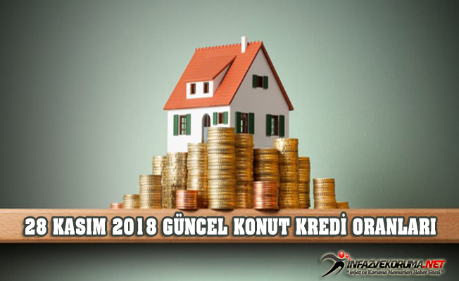 28 Kasım 2018 Tarihli Güncel Konut Kredi Oranları