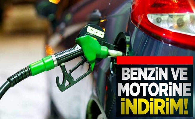 Benzin ve Motorin'de İndirim !