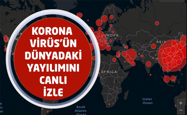 Korona Virüs'ün Dünyadaki Yayılımını Canlı İzle