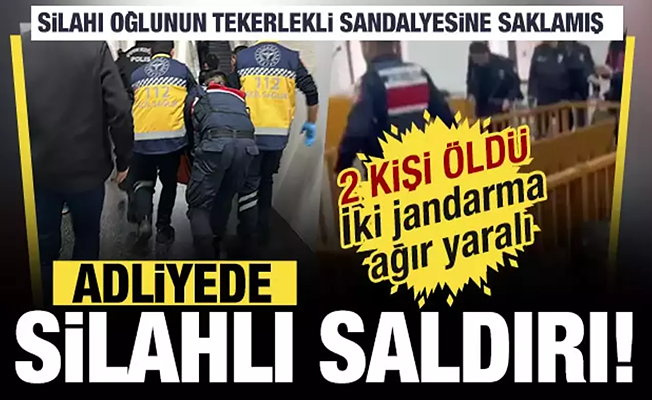 Bursa Adliyesi'nde silahlı saldırı: 2 kişi öldü, 2 jandarma ağır yaralı