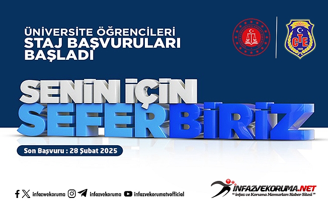 2025 Yılı Üniversite Öğrencileri Staj Başvuruları Başladı