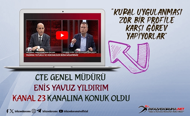 CTE Genel Müdürü Enis Yavuz YILDIRIM Kanal 23 Kanalına Konuk Oldu