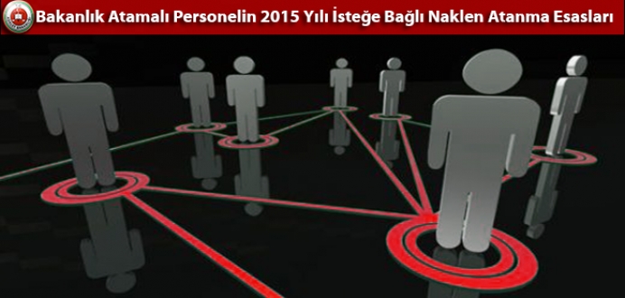 Bakanlık Atamalı Personelin İsteğe Bağlı Naklen Atanma Esasları...