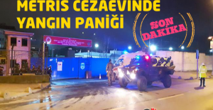 Metris Cezaevinde Yangın Paniği !