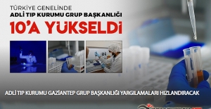 Türkiye Genelinde Adli Tıp Kurumu Grup Başkanlığı 10'a Yükseldi