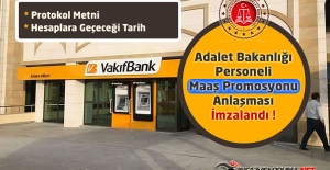 Adalet Bakanlığı Personeli 2022 Yılı Maaş Promosyonu Anlaşması İmzalandı