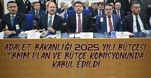 Adalet Bakanlığı 2025 Yılı Bütçesi TBMM Plan ve Bütçe Komisyonunda Kabul Edildi