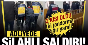 Bursa Adliyesi'nde silahlı saldırı: 2 kişi öldü, 2 jandarma ağır yaralı