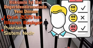 Hükümlü İyi Hal Değerlendirmesinde Yeni Dönem - 1 Ocak 2025'ten İtibaren Başlıyor