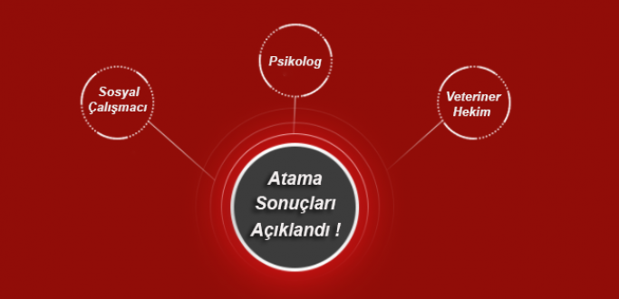 CTE Psikolog,Sosyal Çalışmacı,Veteriner Hekim Atama Sonuçları Açıklandı