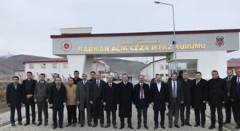 Genel Müdürlük Heyeti, Narman Açık Ceza İnfaz Kurumu ve Hüseyin Turgut Eğitim Merkezini Ziyaret Etti