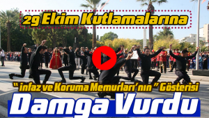 29 Ekim Kutlamalarına İnfaz ve Koruma Memurlarının Gösterisi Damga Vurdu