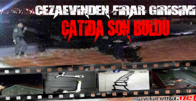 Cezaevinden Firar Girişimi Çatıda Son Buldu